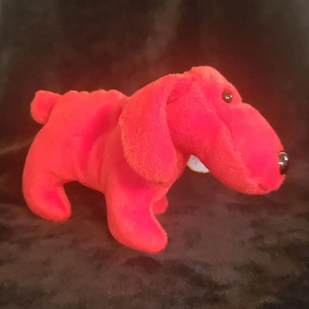 Vintage 1996 Ty Beanie Baby ROVER the Red Dog